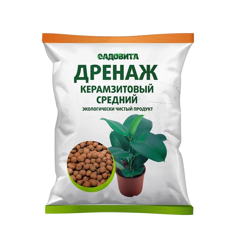 Керамзитовый дренаж средний